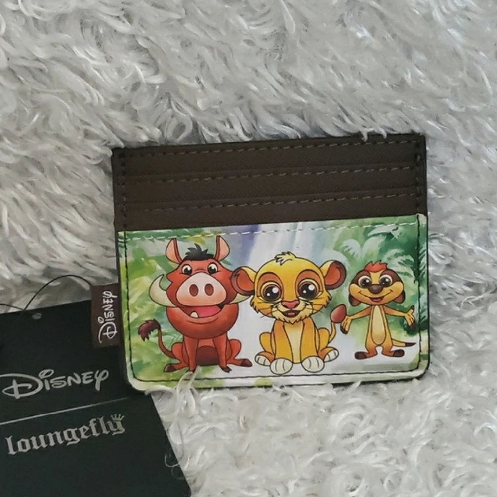 Loungefly Lion King mini backpack and cardholder